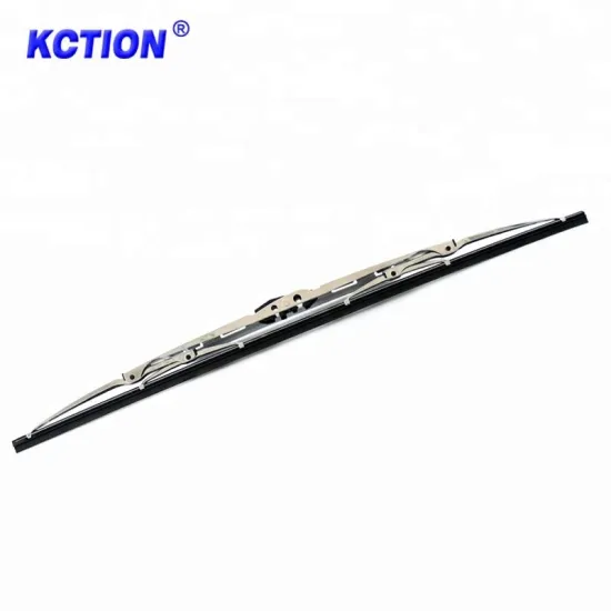 High-Quality Colored Windshield Wiper Blade with Chrome and Polished Stainless Steel