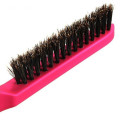 1 Pc PP Handle Natural Boar Bristle Hair Brush Fluffy Comb Hairdressing Barber