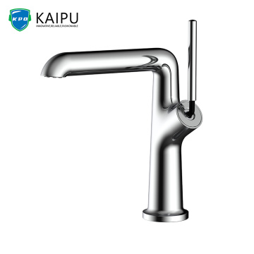 Chrome bathroom faucet one hole