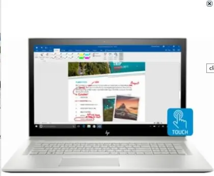 HP Envy 17.3" Touch-Screen Laptop