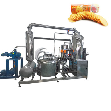 Vacuum Vapor Fryer Machine - 300kg/h Sweet Potato Frying Process Machine in Spain