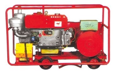 15KW Portable Open Type Diesel Generator with Wheels (15GF)