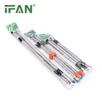 IFAN 304 Stainless Steel Flexible Shower Hose: Corrugated Design for Durability and Flexibility