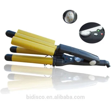 Top quality Professional gilding 3 barrel waver hair curling iron