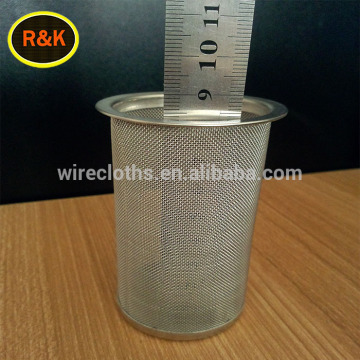 Stainless steelwire mesh crew tea coffee filter tube cold brew coffee filter tube