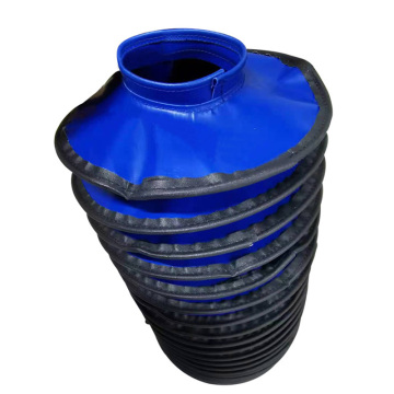 Waterproof Flexible Protective Cover for Round Telescopic Springs, Fabric Rubber Ball Screws & Cylinders