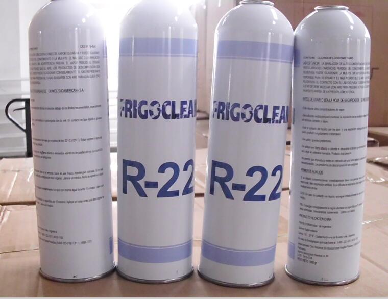 R22 Gás refrigerante - lata pequena embalagem R22 para venda