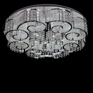 chrome led ceiling light chandelier decorative