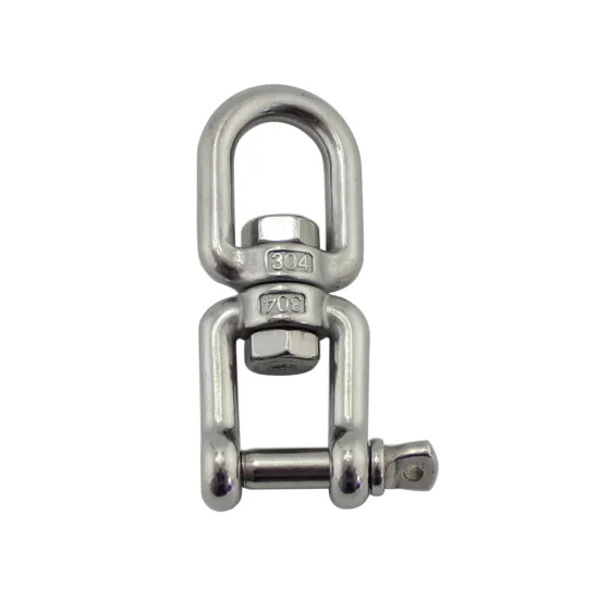 Rigging Hardware Eye Jaw End Swivel Chain Double Ended Snap Swivels SS304/316