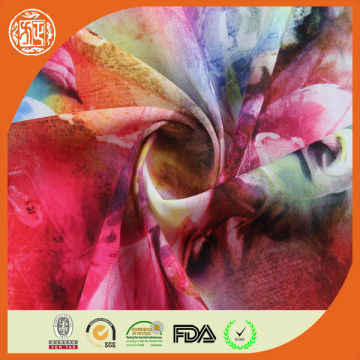 hot selling new fashion digital print 50D 75D pure chiffon fabric