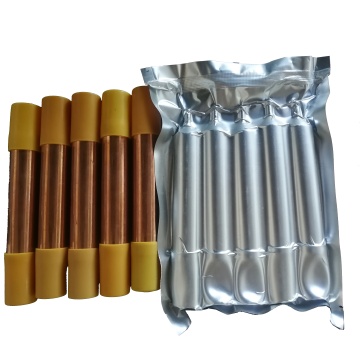 Spun Copper Air Conditioner Filter Dryer Pencil Vacuum Packing" 

However, considering typical search engine optimization and common phrasing, a more refined title could be:

"Spun Copper Air Conditioner Filter with Dryer Pencil Vacuum Packing" 

If the t