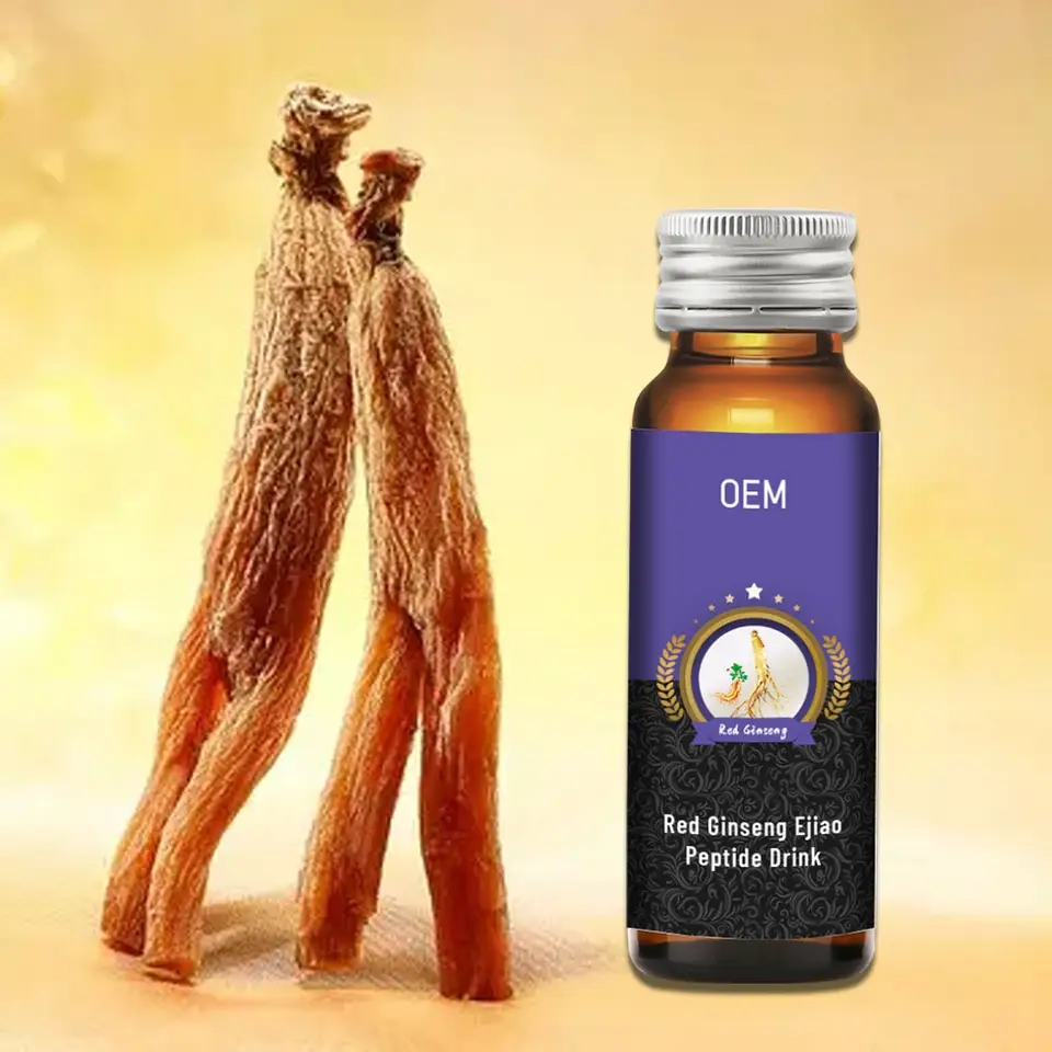 OEM/ODM Health Care Strengthening Immunity Energy Support Brain Boost Panax Ginseng Oral Liquid Maca Energy Oral Liquid Drink