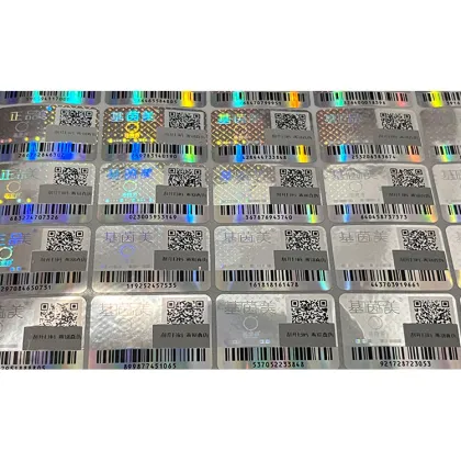 Custom Holographic Laser Anti-Counterfeiting Security Sealing Labels
