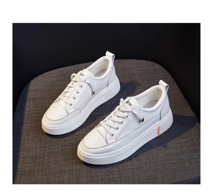 2021 thick bottom white all-match soft lady shoes