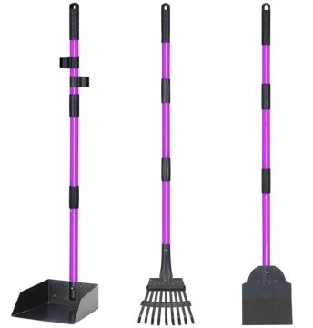 Customizable DIY Dog Toilet Cleaner Dustpan Rake Shovel Set - OEM Supported Pet Supplies