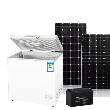 208L DC Solar Freezer 12V 24V Commercial Home Refrigerator