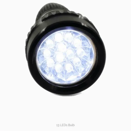 Ultra-Bright, High-Quality Rechargeable Hotel Torch for Guest Rooms