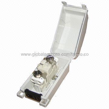 Outdoor 1 Pair DP Box for STB Module, 95 x 45 x 50mm, Snap Locking, with STB Module