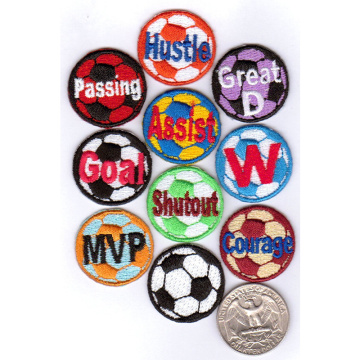 Soccer Football Fashion Embroidery Patches Sew Iron