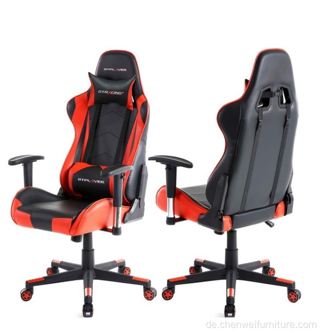 Anpassbarer Logo hoher ergonomischer Gaming -Stuhl mit hohem Rücken