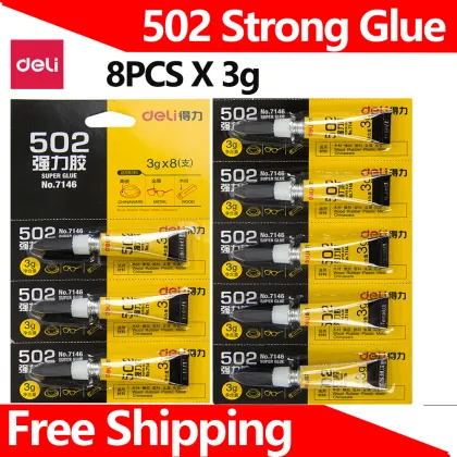 502 Strong Glue Quick Paste Liquid Glue Instant Glue Adhesive Plastic Metal Glass Ceramic Wood Mending Shoes Glue Special Glue