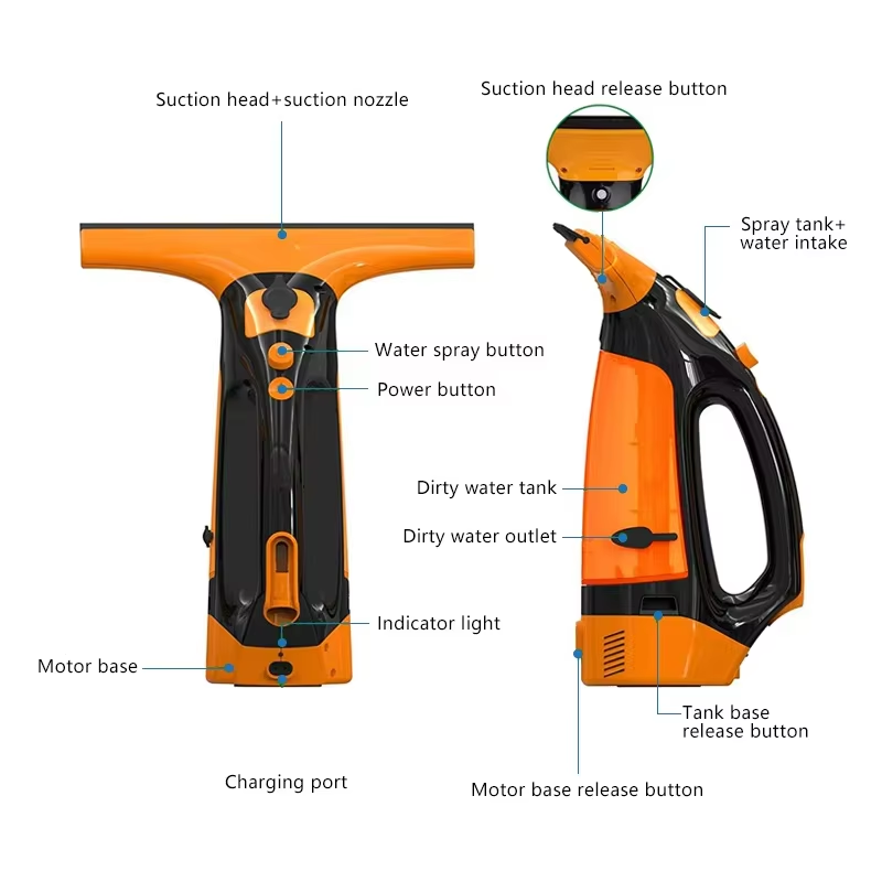 Electric Handheld Window Cleaner