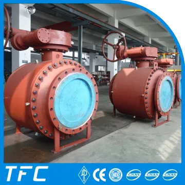 trunnion mounted 3pc forged steel ball valve