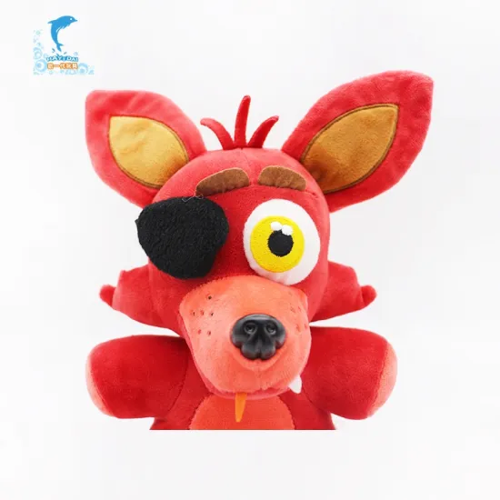 Educational Red Soft Toy Fox With English Study Multifunction Customization
