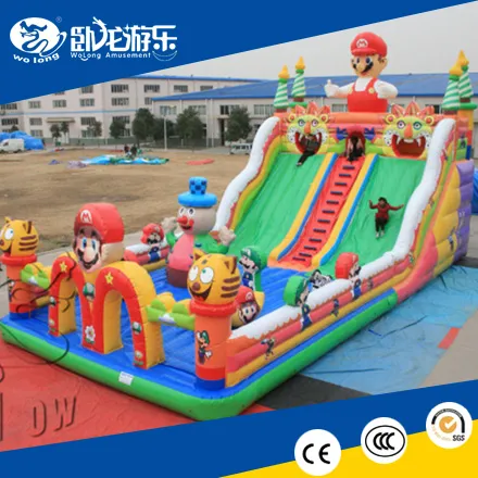 titanic amusing super Mario inflatable slide