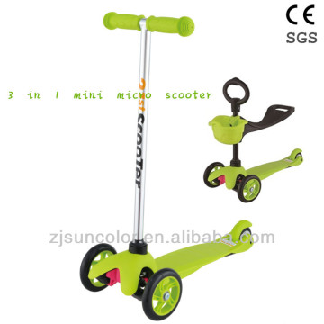 Hot selling 3 in 1 mini scooter for wholesale kid scooter