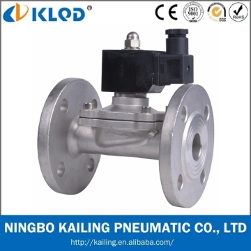 2 Inch Stainless Steel Slushing Flange Connection Water Solenoid Valve 220V AC