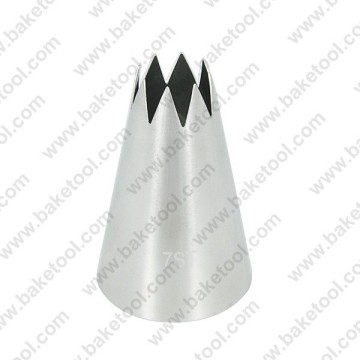 Stainless steel304 Cake Decorating Open star Nozzle #7ST