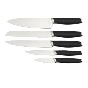 Stainless blade ABS forged handle set