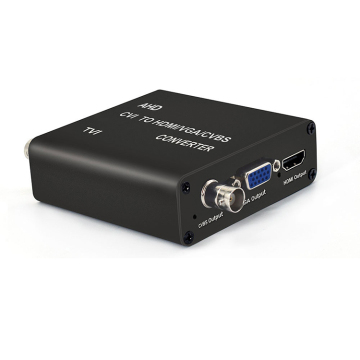 720P 1080P 5MP AHD Video Signal Mini Converter Adapter for TVI/AHD/CVI to VGA Output for CCTV Security Systems