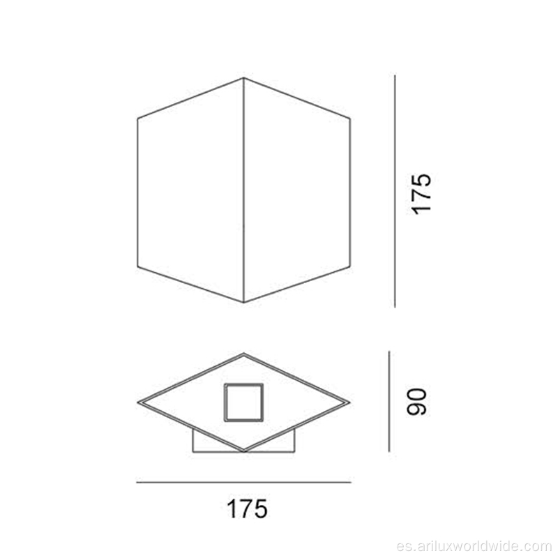 Apliques de pared para exteriores de 5w directos de fábrica