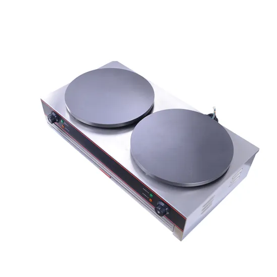 Commercial Double Head Crepe Machine with CE Certification - Wholesale Price