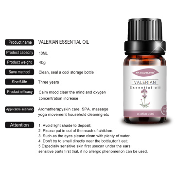 Mais vendido Pure Valerian Essential Oil Ajuda Sleep