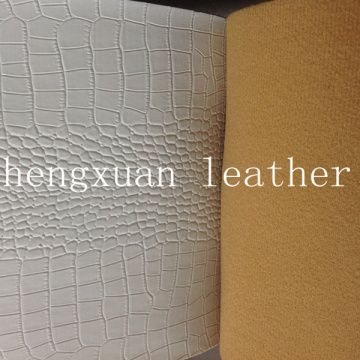 crocodile PVC synthetic leather for furniture