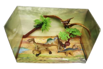 Simulation scenario Plastic Dinosaur model