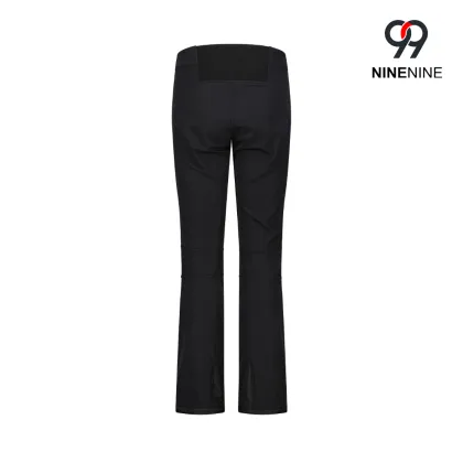 Womens ski pants with interior layer of fleece