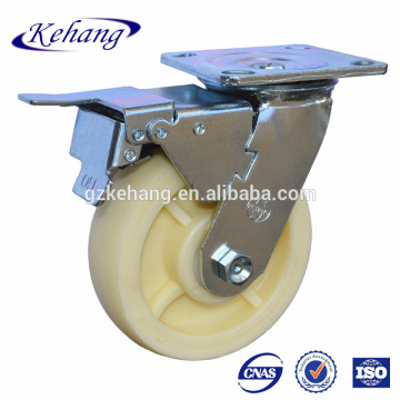 5" 6" 8" total brake caster wheels 4 inches m10