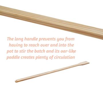 Long Wooden Mixing Paddle Set