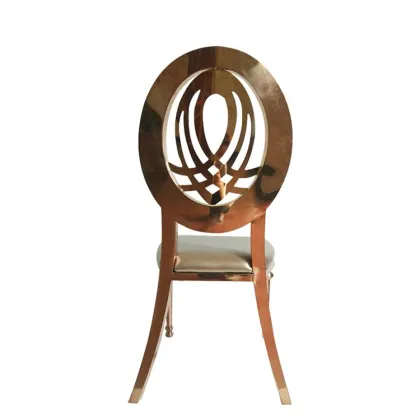 Customization Wedding Stainless Steel Dining Chair