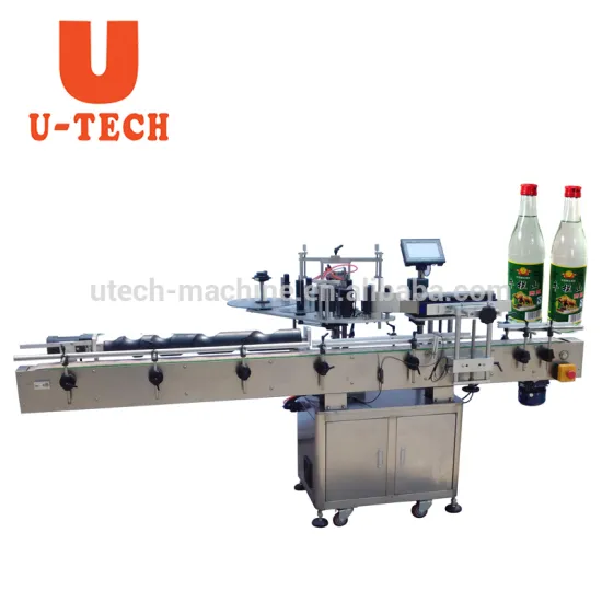 Round Bottle Automatic Adhesive Labeling Machine