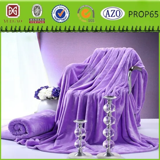 Solid color super soft coral fleece fabric