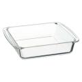 1,5 Lware de cuisson en verre rectangle avec couvercle