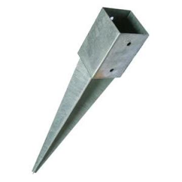 Ground post spike pole anchor