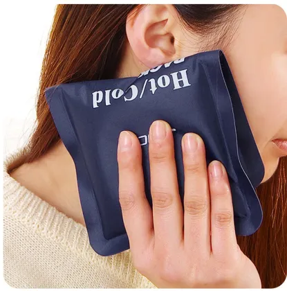 Customized   logo printing  soft  gel  Ice pack  Heat pack nylon   Hot Cold Gel Pack for Injuries  Pain Relief