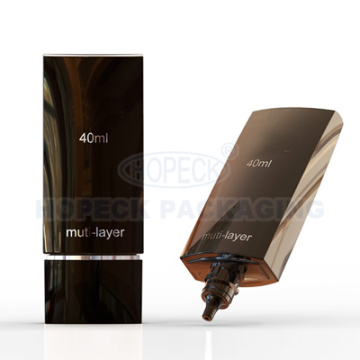 Low Density Polyethylene with ABS Cap Flat Plastic Tottle Bottle
