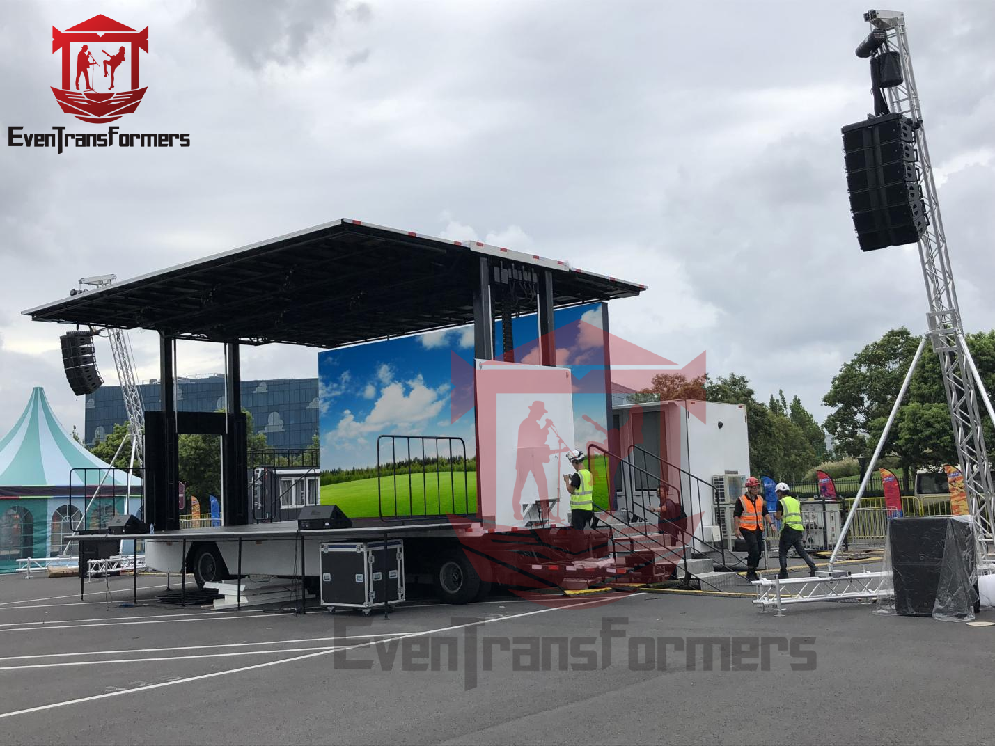 Mobile Arts Festival Stage Trailer